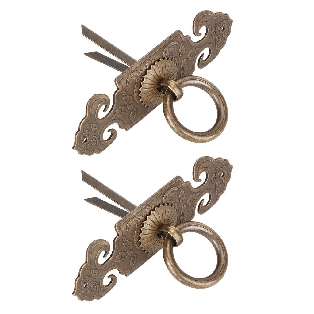 2 комплекта ручек в форме летучей мыши, медные антикварные декоративные ручки-кнопки для ящиков и дверей обувного шкафа