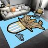 Lazio Crest Carpet Design suitable as a non-slip mat for the living room or bedroom sofa