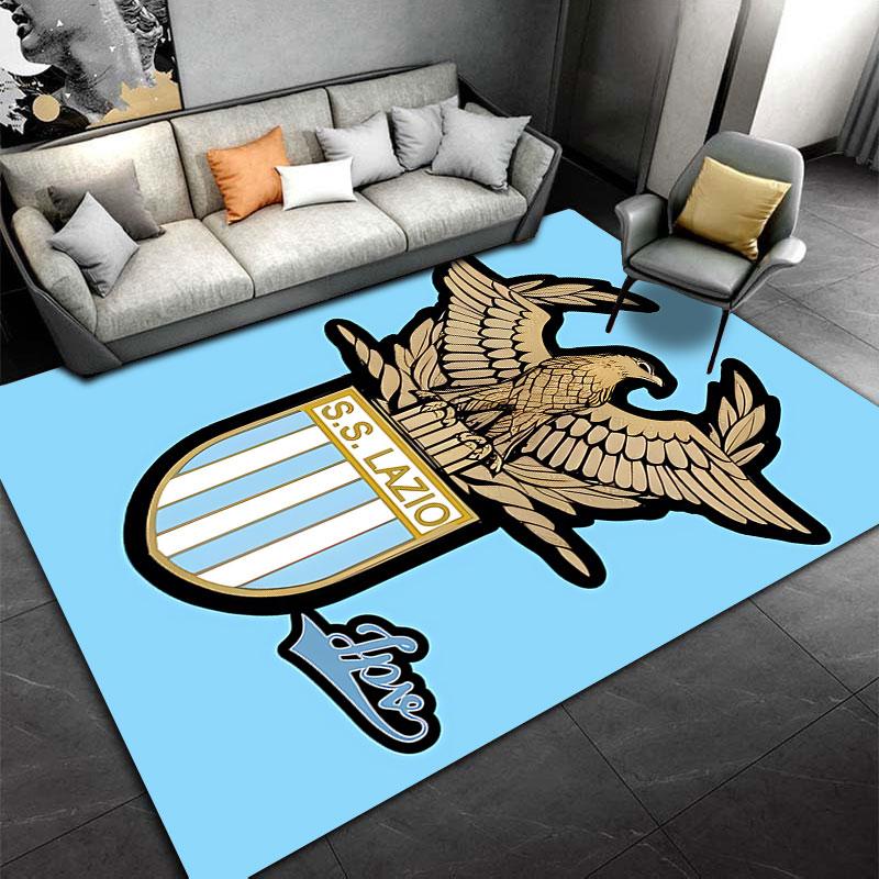 Lazio Crest Carpet Design suitable as a non-slip mat for the living room or bedroom sofa