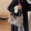 Retro Frosted Large Capacity Crossbody Handbag - 2025 Versatile Commuter and Business Trip Bag.