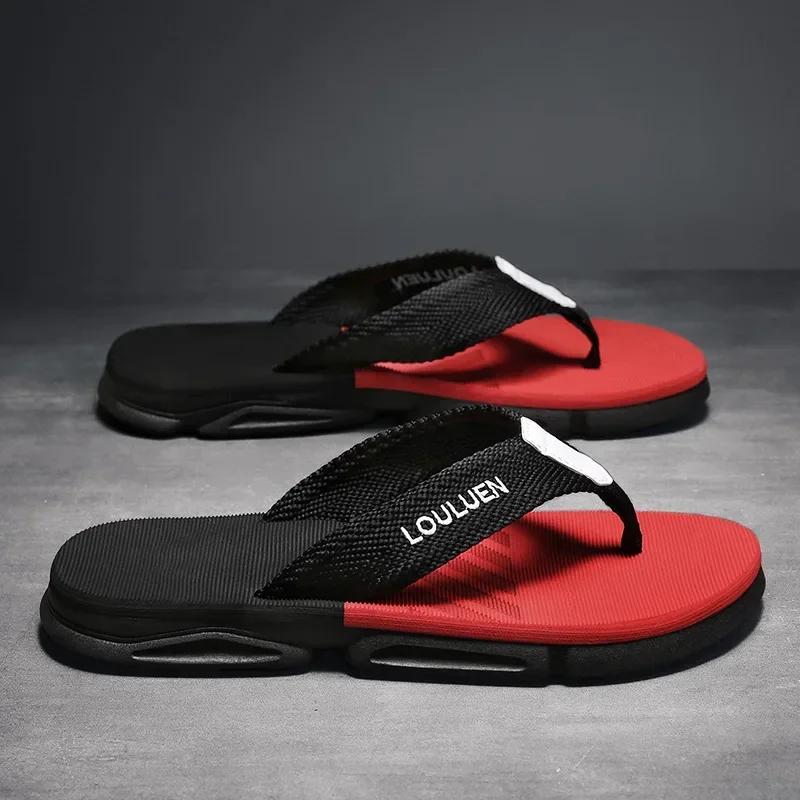 Men High Quality Flip Flops Men Beach Slippers Fashion Outdoor Flip Flops Casual Breathable Slippers for Men New Sandals 2024