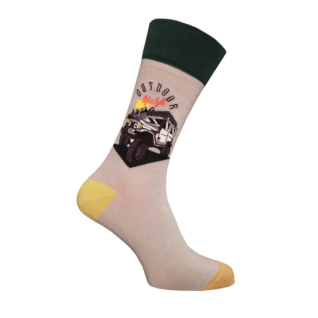 Мужские носки в стиле сафари-грузовик Simply Essentials Boys Toys