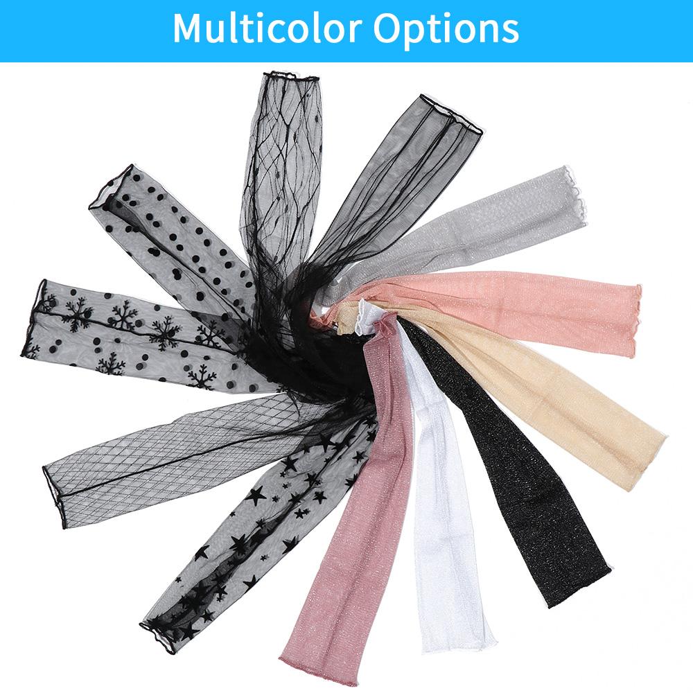 Грелки Дышащие Перчатки для вождения Сетчатые кружевные перчатки Солнцезащитные рукава с длинным рукавом для защиты от солнца