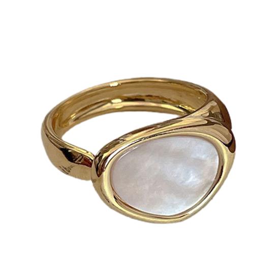 Кольцо на палец, регулируемое ювелирное изделие, изысканное анти-выцветание, геометрическое кольцо в японском стиле