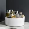 Вращающаяся стойка для хранения приправ, стойка для хранения косметики, 2-слойный поднос для банок со специями и солью, кухонный органайзер, экономящий место, полка, держатель для бытовых принадлежностей