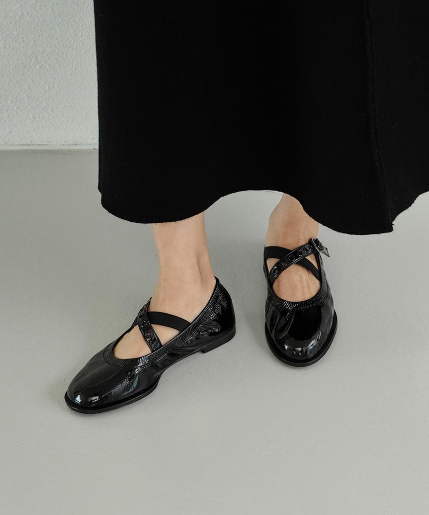 Mishuu Somuch Woldang Chohye X-Strap Flat_Black