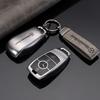 PU Car Key Case Cover Shell Fob For Mercedes Benz A B C E Class GLS GLA GLK GLC CLS CLA AMG W204 W205 W212 W463 W176 Keychain PD1