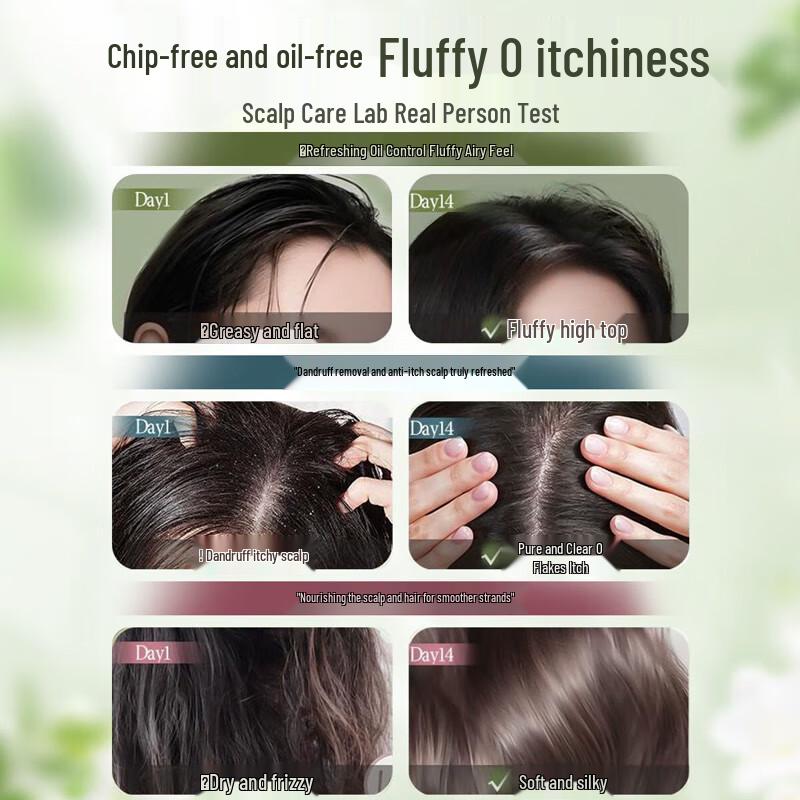 Ban Mu Hua Tian Green Tea Scent Anti-Dandruff Shampoo