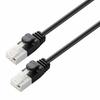 Elecom LAN Cable CAT6 1m Unbreakable Connector Simple Package RoHS Directive Compliant Black LD-GPT/BK1/RS