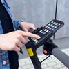 Metal phone holder for scooter bike, black