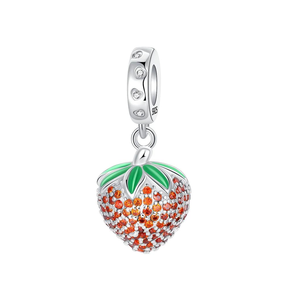 Ice Cream Charms Copper Cartoon Cute Cake Fruit Candy Pendant Beads Necklace Diy Bracelet Present Jewellery Gift