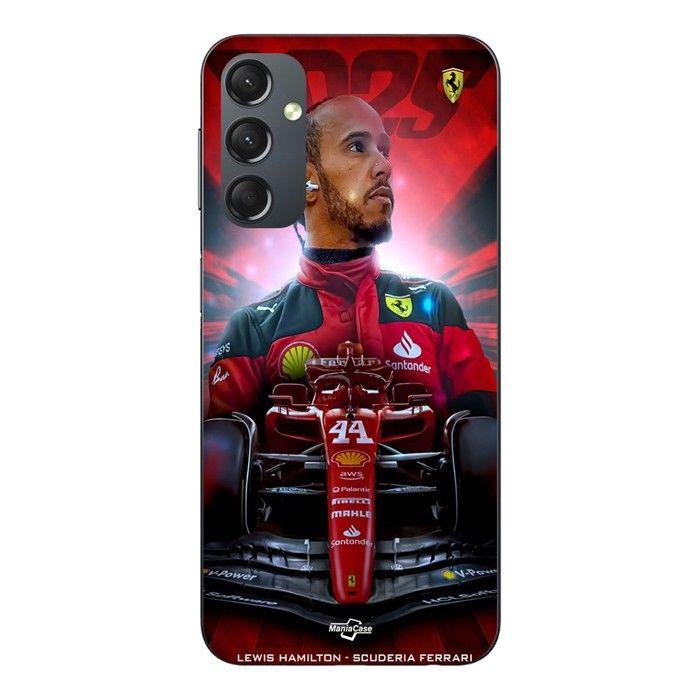 Чехол Для Samsung galaxy A24 Льюис Хэмилтон Ferrari официальный Maniacase