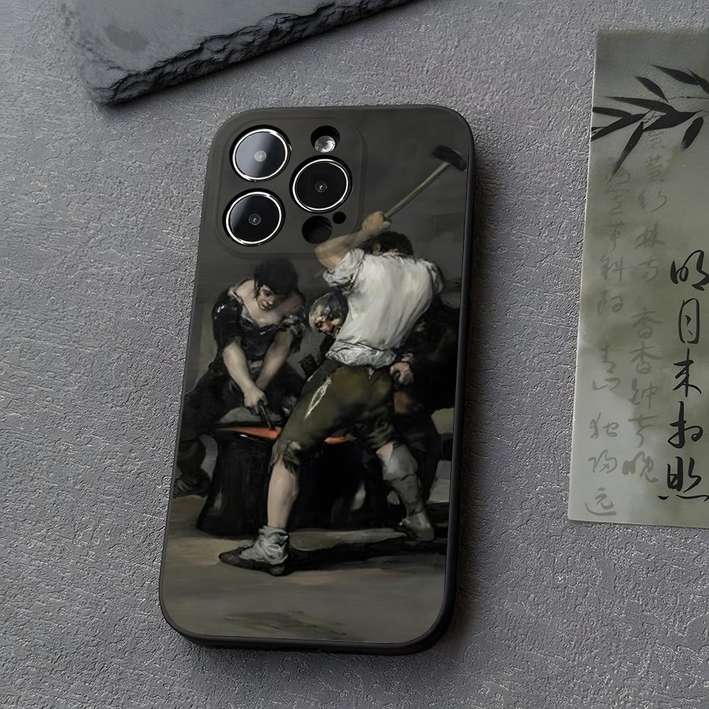 Испания Франсиско Гойя Искусство Чехол для Телефона Funda Для Iphone 13 17 16 11 15ProMax 14 12 Pro Xs Max Mini Xr X 7 8 6 6s Plus Чехлы