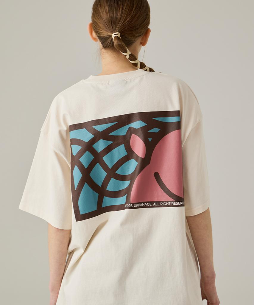 URBANAGE [2Pack] Peach Mode Oversized Short Sleeve 4 Colors (Type B)