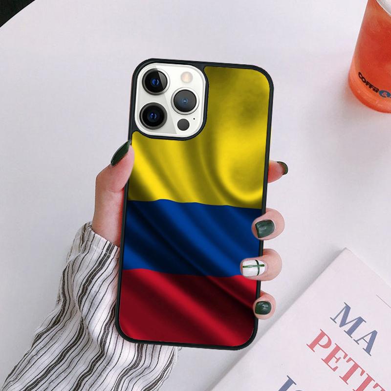 Colombia Flag Phone Case For iPhone 17 Air 14 13 12 16Pro Max 15 Plus Max Cover Shell coque