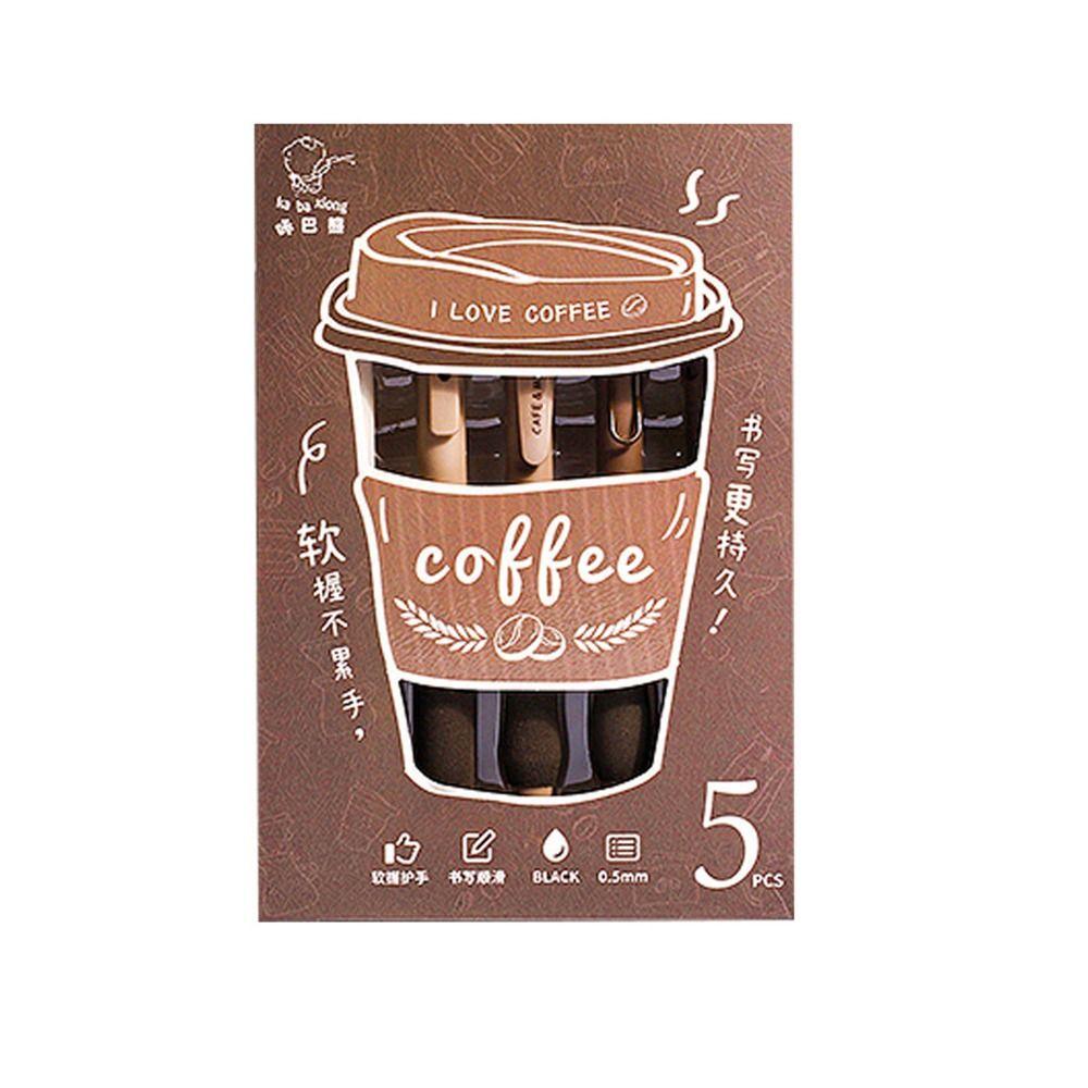 0,5 мм черная сменная ручка пластиковая нейтральная ручка креативная шариковая ручка для 5 шт./набор канцелярских принадлежностей