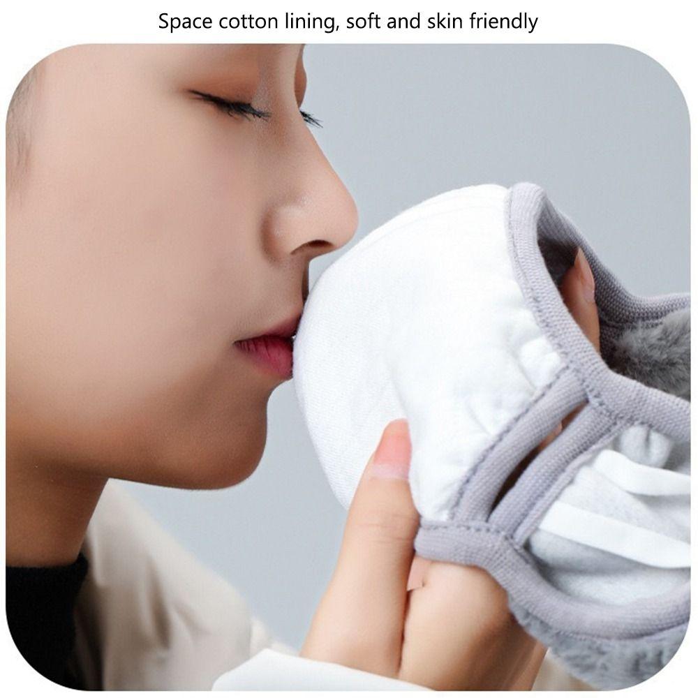 Thermal Earmuffs Mask Simple Windproof Dustproof Earflap Wrap Mask Ear Warmer Earflap Fleece Winter Mask
