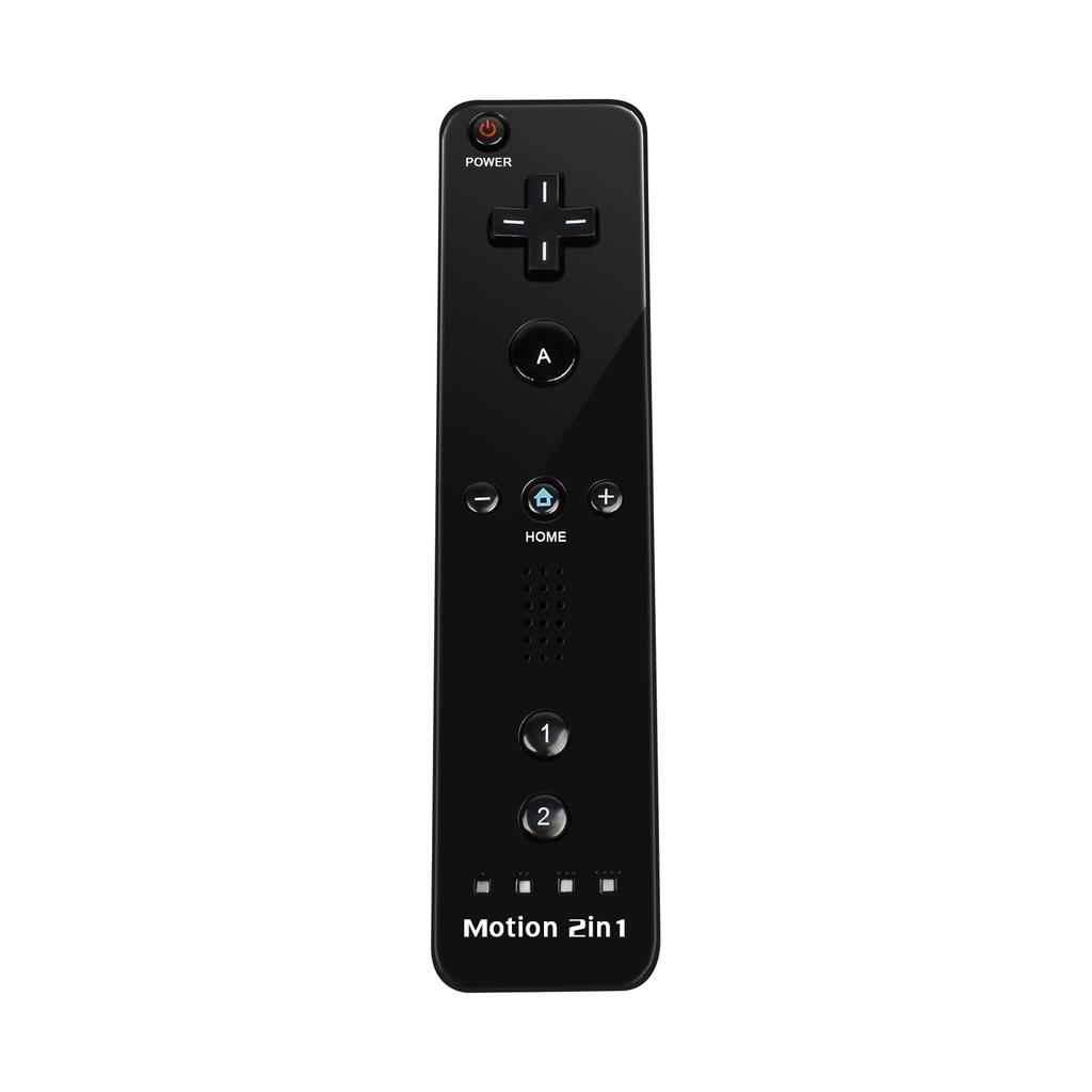 Набор из 2 контроллеров для Nintendo Wii 2-в-1 Опциональный Motion Plus Джойстик Беспроводной Пульт Геймпад с Силиконовым Чехлом Видеоигра