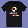 Мужская черная футболка Detroit Diesel Power Racing S-4XL Унисекс