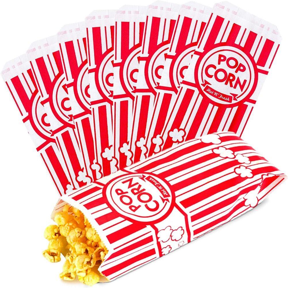 For Party Cinema Pointed Bottom Popcorn Container Potato Chips Boxs Popcorn Bags Popcorn Sleeve