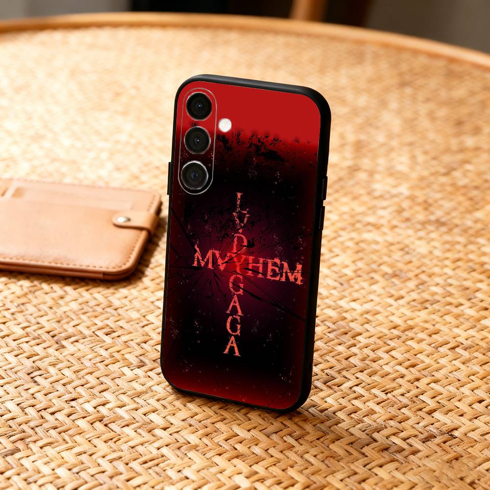 Singer L-Lady G-Gaga Mayhem  Phone Case For Samsung  A73,72,71,53,52,51,22,91,80, Soft Black Cover