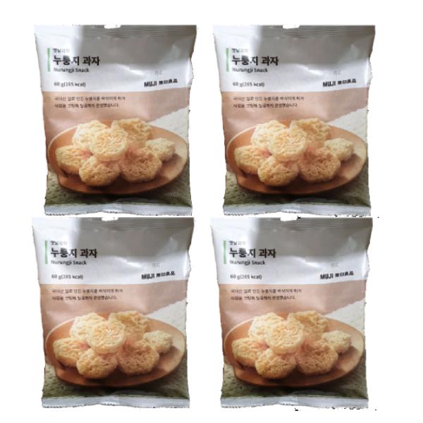Хрустящий рисовый крекер MUJI 60г x 4 шт.