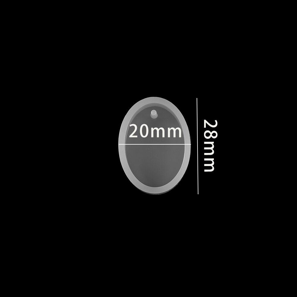 5Pcs Pendant Resin Epoxy Molds Mixed Size Casting Silicone UV Resin Molds For DIY Jewelry Making Findings Supplies Accessories