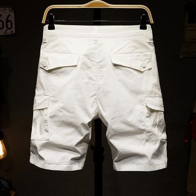 Летние тонкие многофункциональные модные фирменные рабочие шорты для мужчин, повседневные брюки длиной пять четвертей, свободные, большого размера