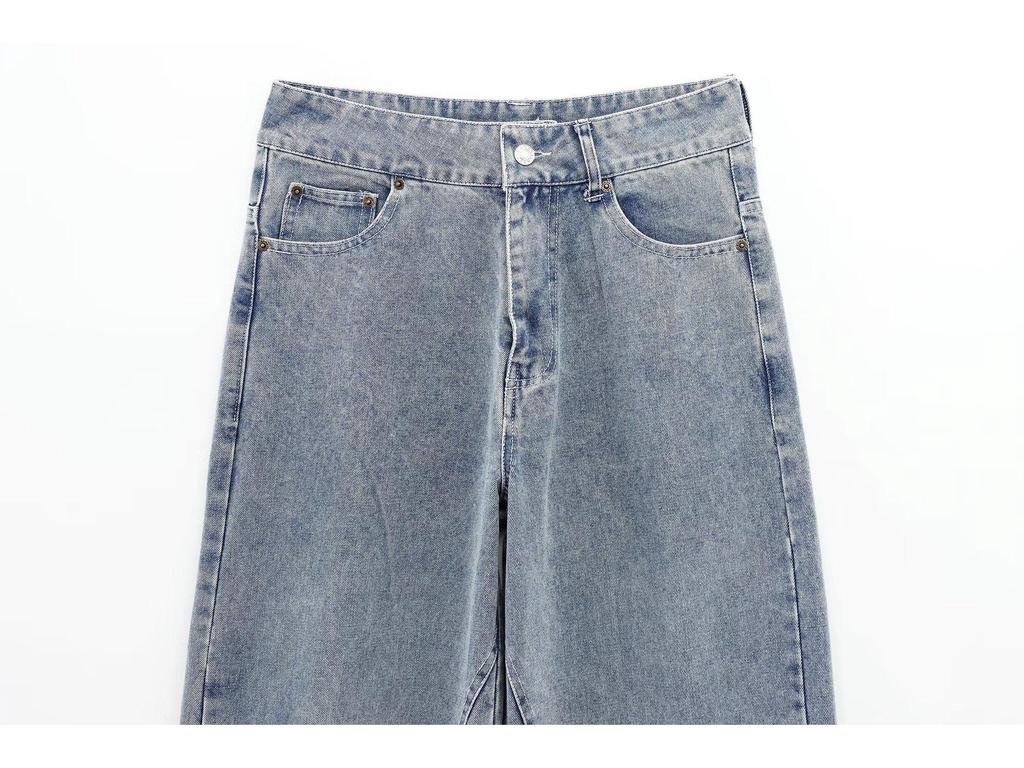2025 Spring Women's European-American Style Versatile Spliced Casual Long Pants