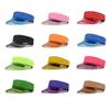 Breathable Transparent Visor Caps Adjustable Empty Top Hat Cycling Summer Sun Hats  Travel Sport