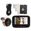Wireless Digital Door Viewer 4.3in Screen 1MP Motion Detection Night Vision Video Doorbell for Home