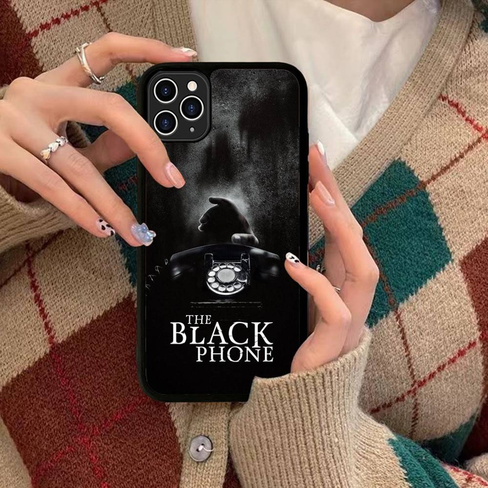 Фильм ужасов Черный P-Телефон для iPhone 11 12 13 14 15 16 17 Pro Max Plus Ударопрочные задние чехлы для телефона из ТПУ+ПК