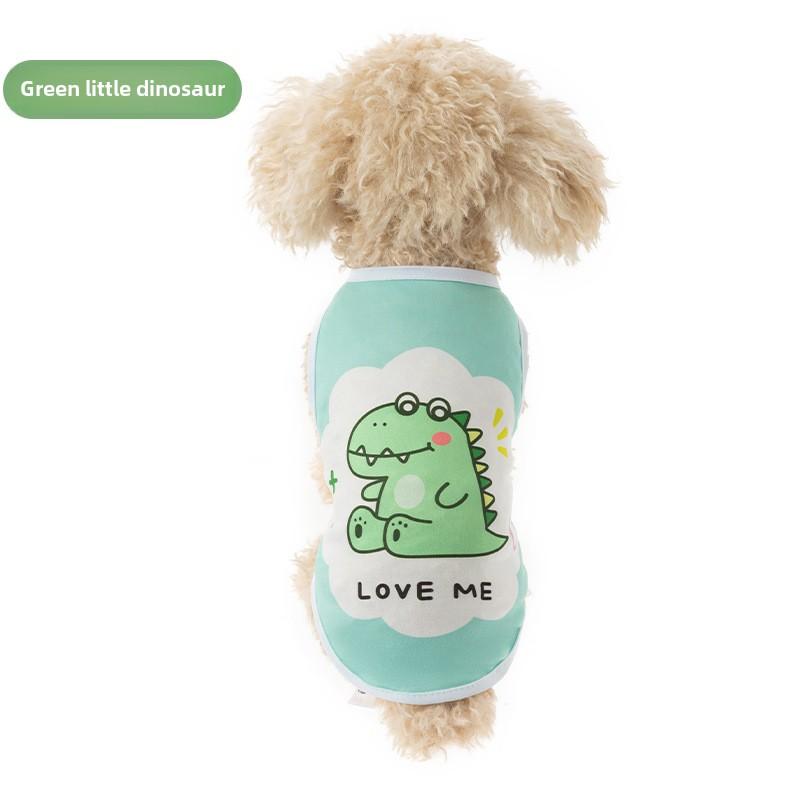 Мультяшная милая одежда Одежда для животных Милая собака Кошка Жилет для питомцев