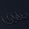50pcs/pack 8011 Coating High Carbon Fishing Hooks Barbed Hooks Stainless Steel Carp Fishing