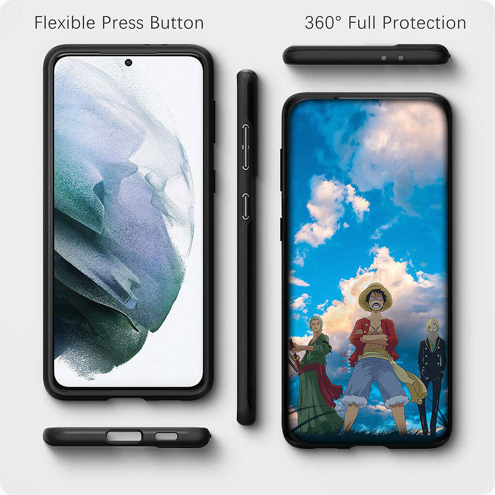 Для Samsung Galaxy S25 S24 S23 S22 Ultra FE Plus A37 A57 A56 A55 A06 A16 A15 A36 A26 A35 A05 A25 A54 A34 Чехол для телефона Комиксы Санджи Луффи One Piece Обложка