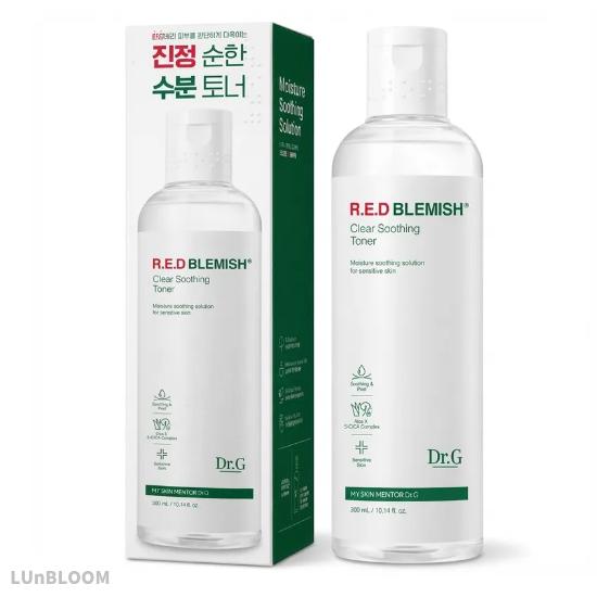 DR.G Red Blemish Clear Soothing Toner 300ml (+Free gift)