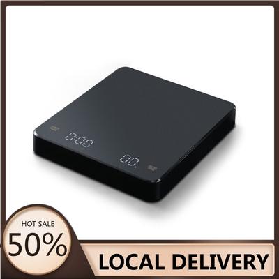 3 кг/0,1 г Высокоточные перезаряжаемые кофейные весы Автоматический таймер Светодиодный дисплей Кухонные весы Электронные весы с таймером