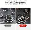 Alfa Romeo Giulia Stelvio car multimedia center control knob decorative sticker switch knob decorative accessories zq8