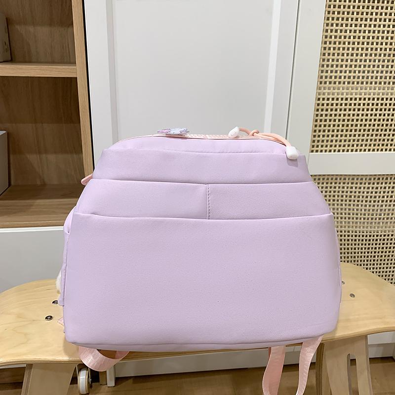 Cartoon Cat Студенческий школьный рюкзак женский легкий рюкзак с несколькими отделениями большой емкости