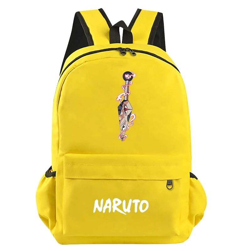 Anime Naruto Backpack for Boy Girl Back To School Bag Large Capacity Backpack Bookbag for Kid Gift Men Women Leisure Travel Bag