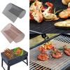 1PCS Non-stick Barbecue Mesh Mat High Temperature Resistant BBQ Grid Pad Reusable Outdoor Cooking Pad Sheet Baking Kitchen Grill Tool