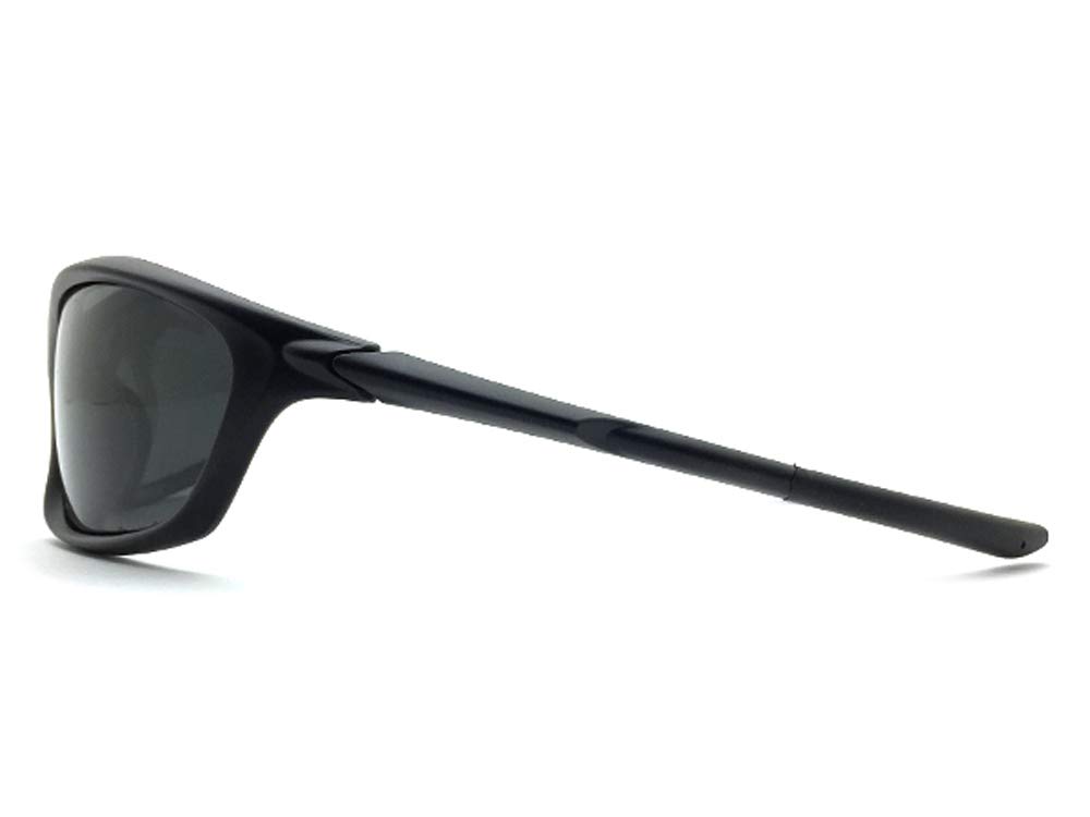 ПОЛЯРИЗОВАННЫЕ СПОРТИВНЫЕ СОЛНЦЕЗАЩИТНЫЕ ОЧКИ С РЕЗИНОВЫМИ ДУЖКАМИ МАТОВЫЕ ЧЕРНЫЕ ПОЛЯРИЗОВАННЫЕ ДЫМЧАТЫЕ [DESIGN EYEWEAR] (Поляризованные солнцезащитные очки) ×