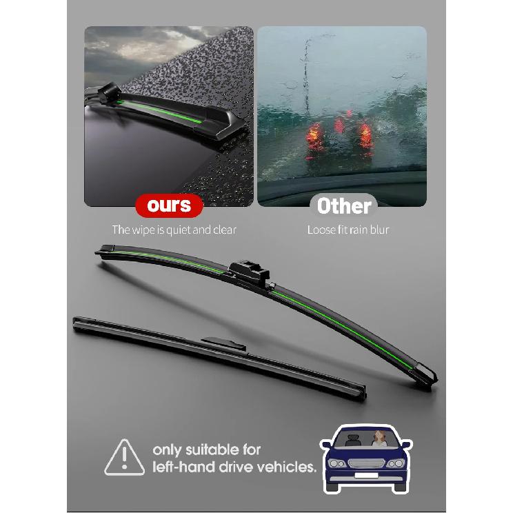 For Ford S-Max SMax S Max MK1 MK2 2006-2020 Front Windshield Wiper Blades 2pcs Windscreen Window Accessories 2007 2010 2017 2018