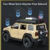 1:24 Tank 300 500HI4-T Car Toy Models Alloy Diecast Off-road Vehicles Sound Light Doors Opened Pull Back for Boys Birthday Gifts