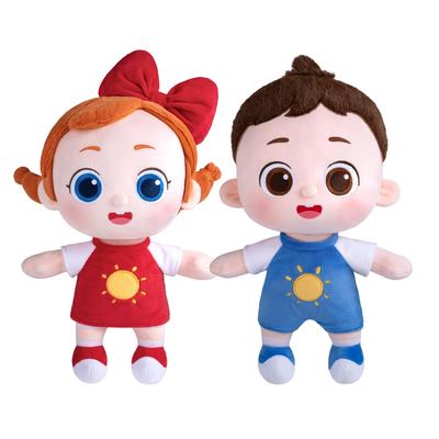 Набор плюшевых игрушек BabyBus Ria Chacha (2 куска) приблизительно. 32 см, Девочка/Мальчик, Мягкая и пушистая, Большой размер, Детская игрушка, Подарок, Возраст 0-4 года