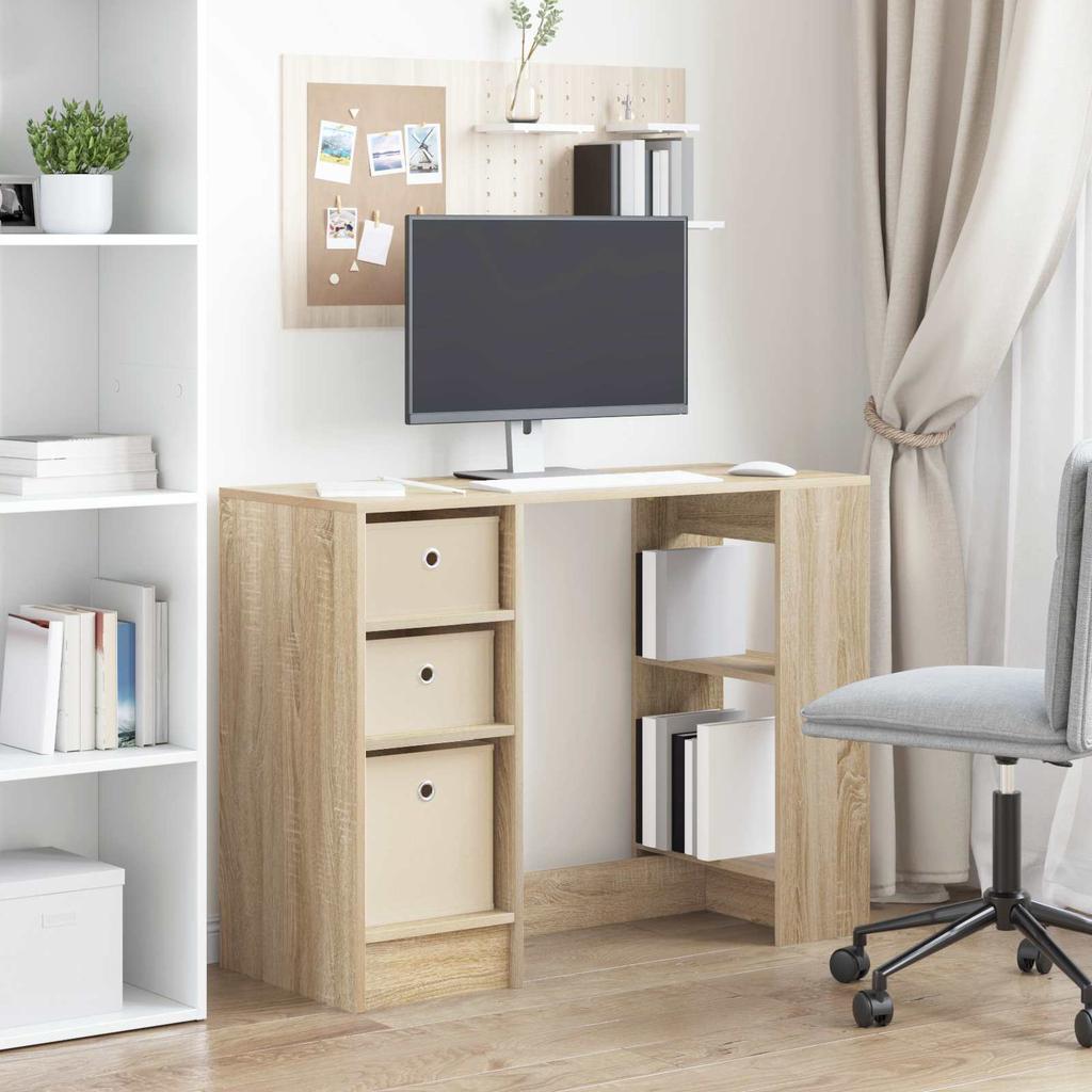 Desk Sonoma Oak 100 x 40 x 75 cm Particleboard