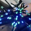 2 комплекта гирлянд на солнечных батареях из 100 светодиодов, водонепроницаемые, энергоэффективные и простые в установке, для украшения сада на рождественскую елку