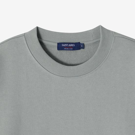 Saint James Bon Bon Elbow Patch T-Shirt (Green) ASJU253KR74-GRN