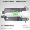 Bottom Dock USB Charger Board Charging Connector Port Flex Cable For Xiaomi Mi 15 14 11 10 10i 10T 11i 11T 11X 14T Lite Pro Plus