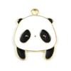 10PCs Cute Panda Charms Pendant Zinc Alloy For Necklace DIY Jewelry Making Animal White Green Bamboo Charms Bracelet Earring
